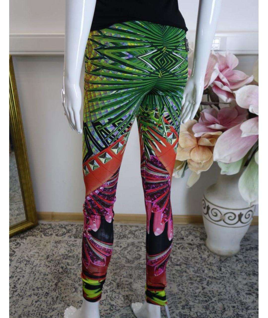 PHILIPP PLEIN Мульти вискозные леггинсы и велосипедки, фото 6