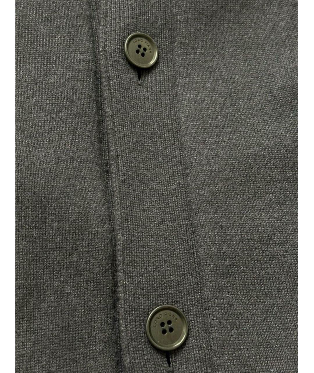 LORO PIANA Темно-синяя кашемировая куртка, фото 4