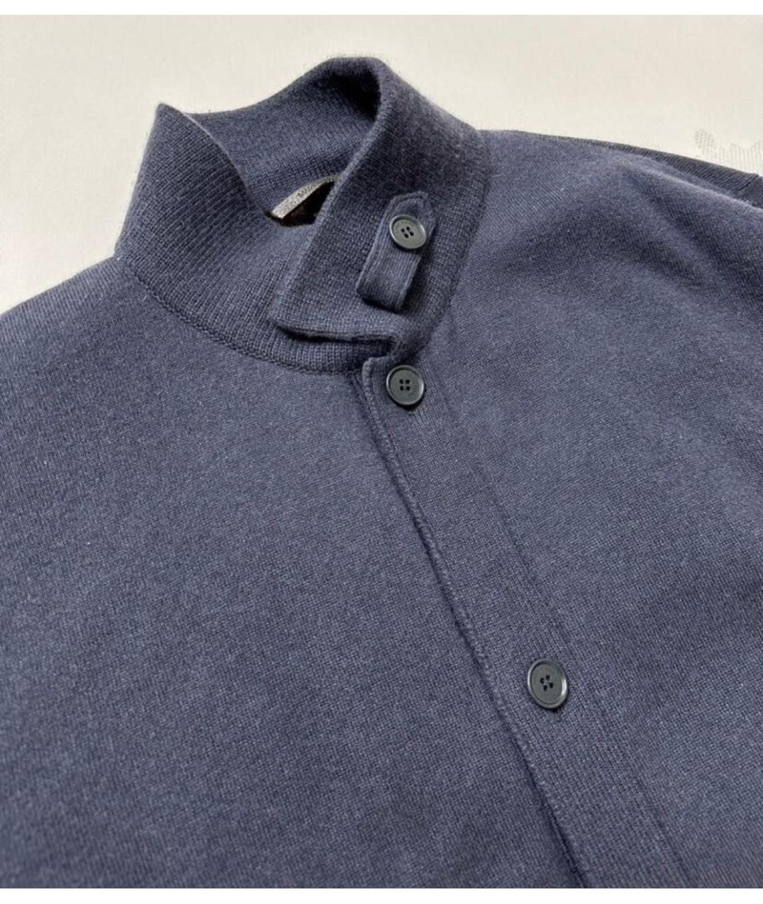 LORO PIANA Темно-синяя кашемировая куртка, фото 6