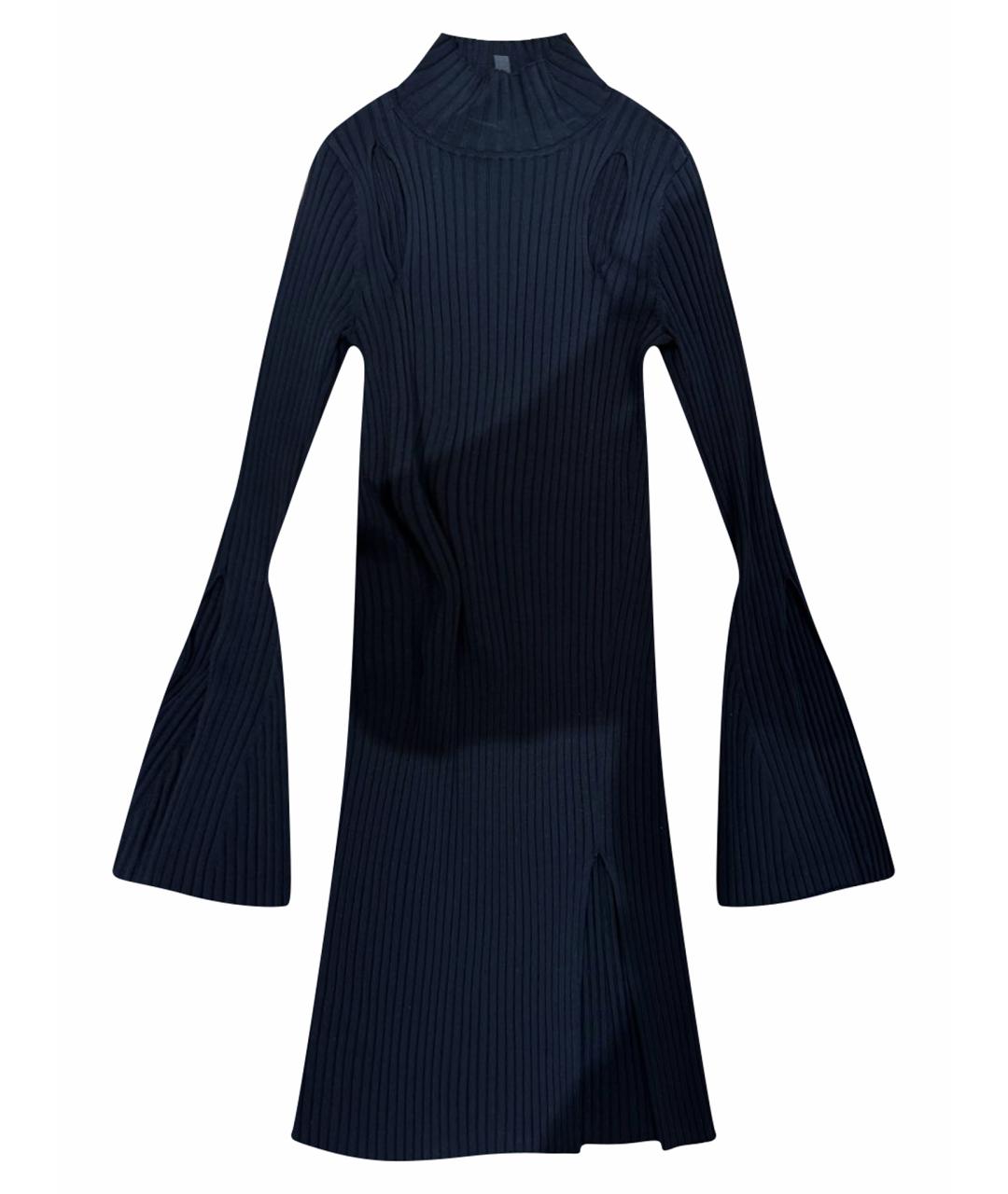 BCBG MAXAZRIA Черное вискозное повседневное платье, фото 1