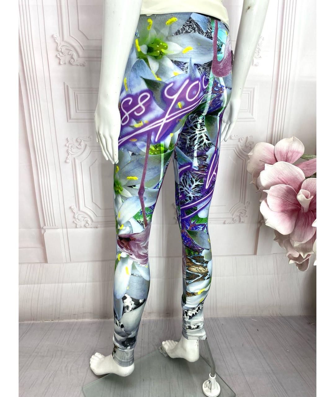 PHILIPP PLEIN Мульти вискозные леггинсы и велосипедки, фото 7