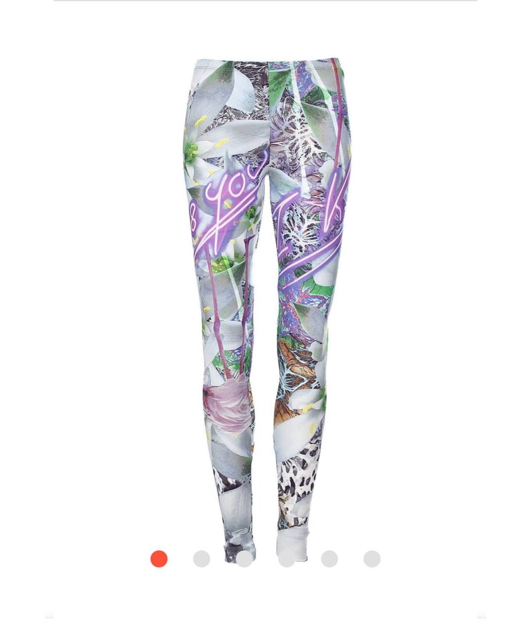 PHILIPP PLEIN Мульти вискозные леггинсы и велосипедки, фото 9
