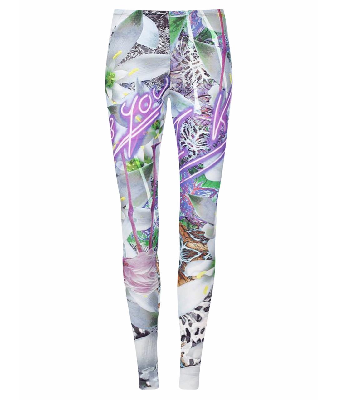PHILIPP PLEIN Мульти вискозные леггинсы и велосипедки, фото 1