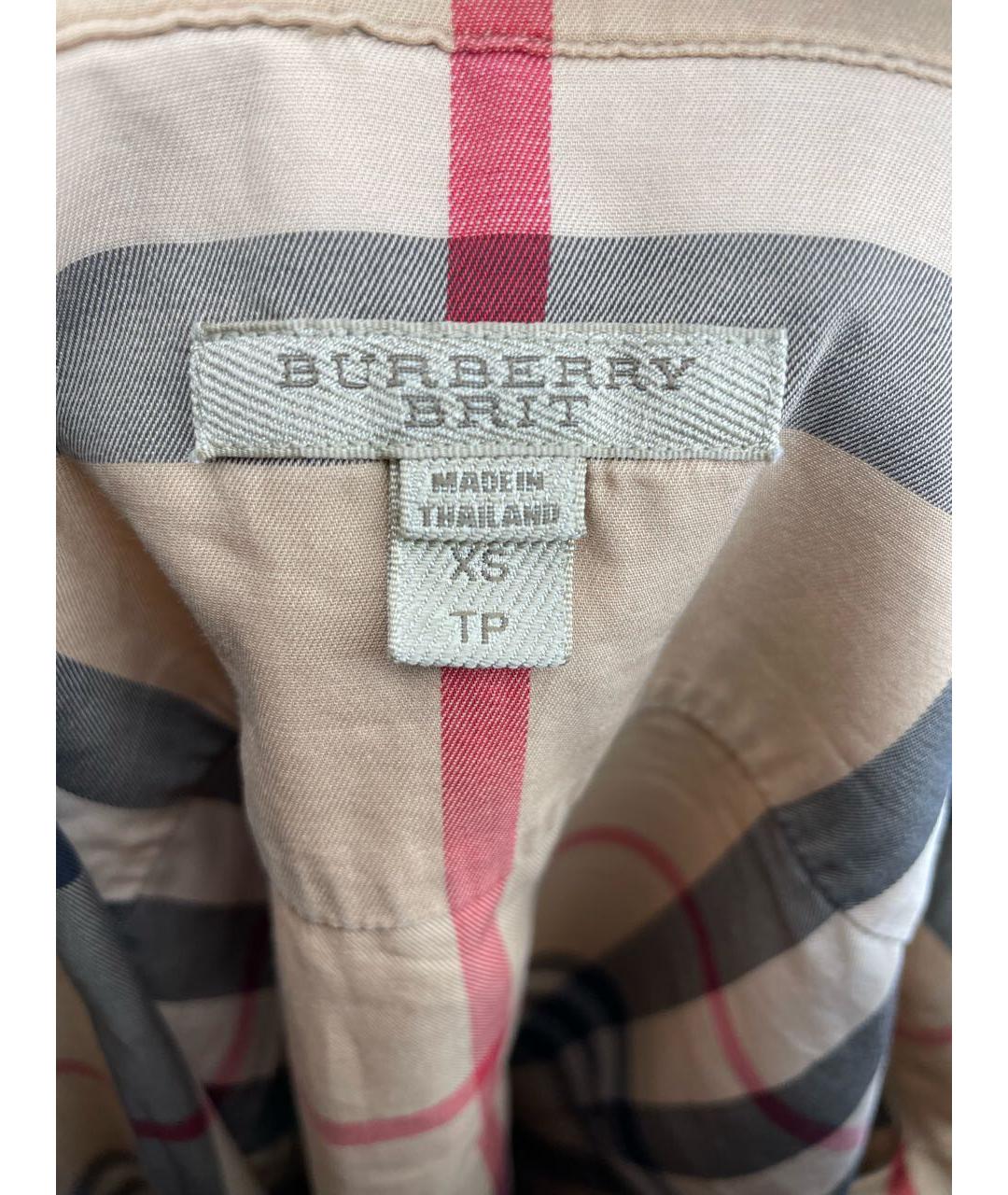 BURBERRY Мульти хлопковая рубашка, фото 4