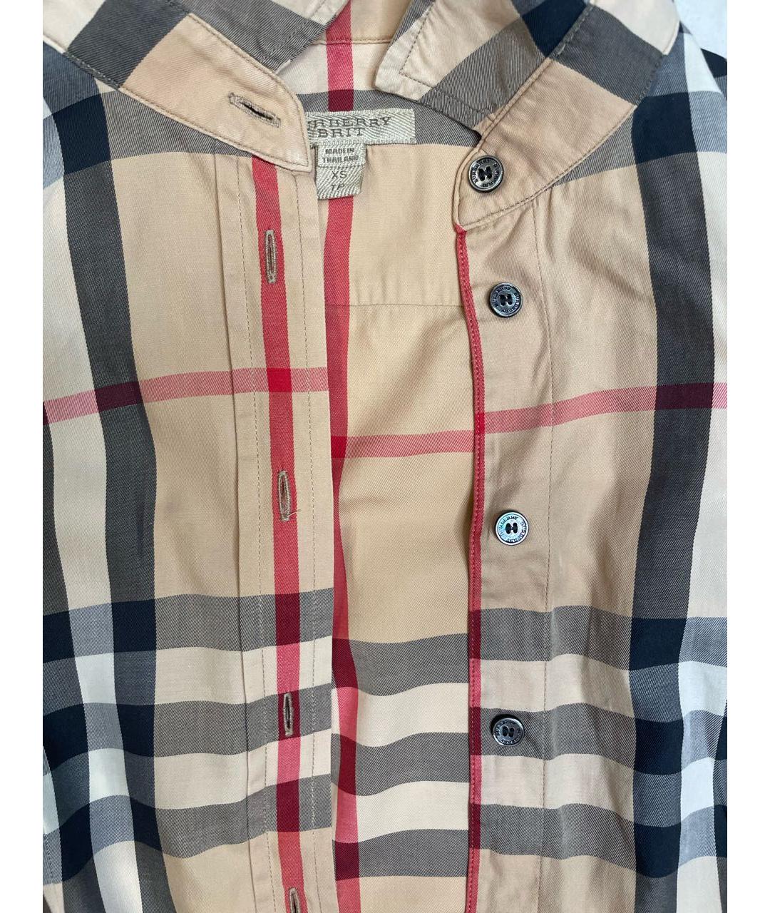 BURBERRY Мульти хлопковая рубашка, фото 3