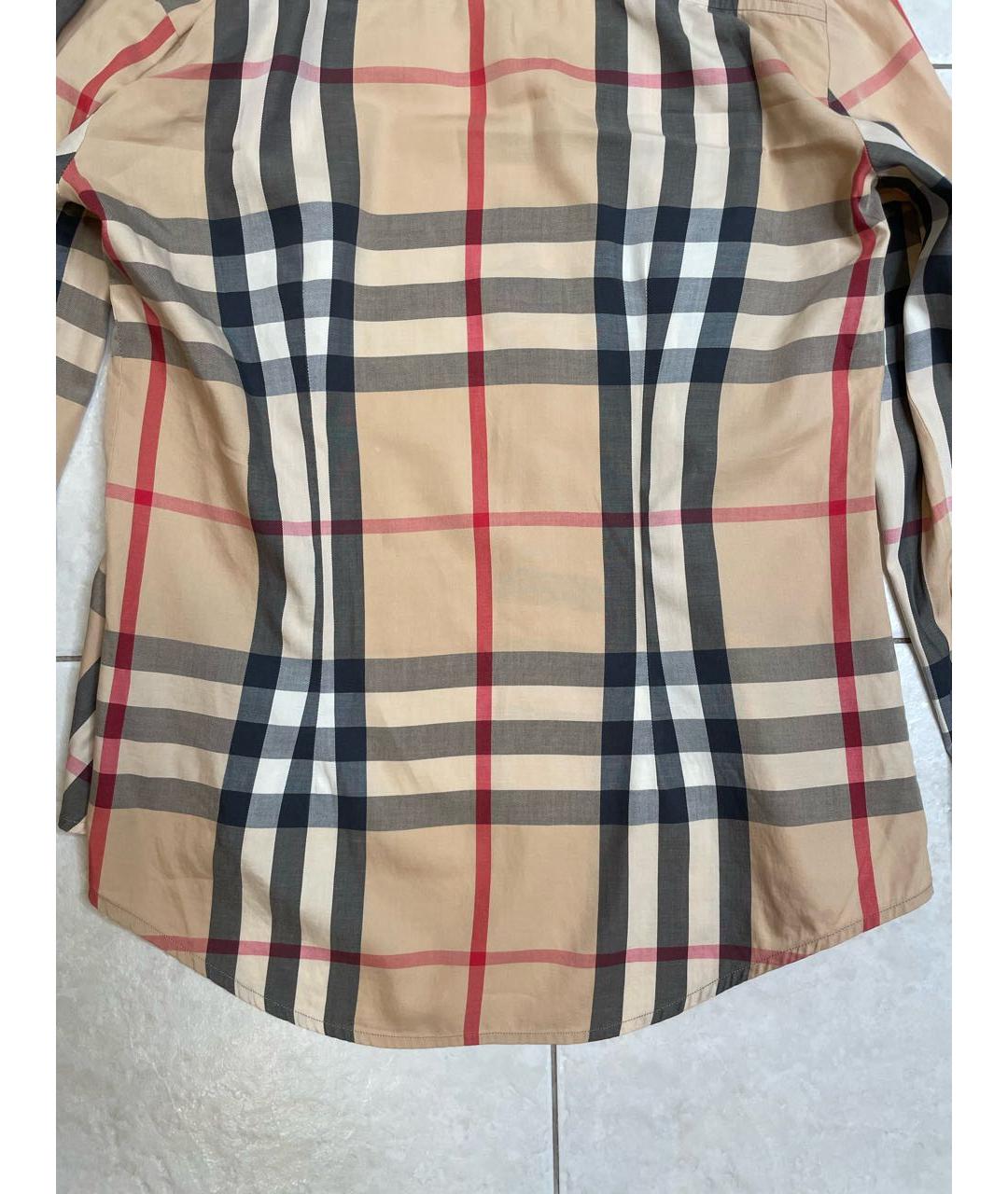 BURBERRY Мульти хлопковая рубашка, фото 5