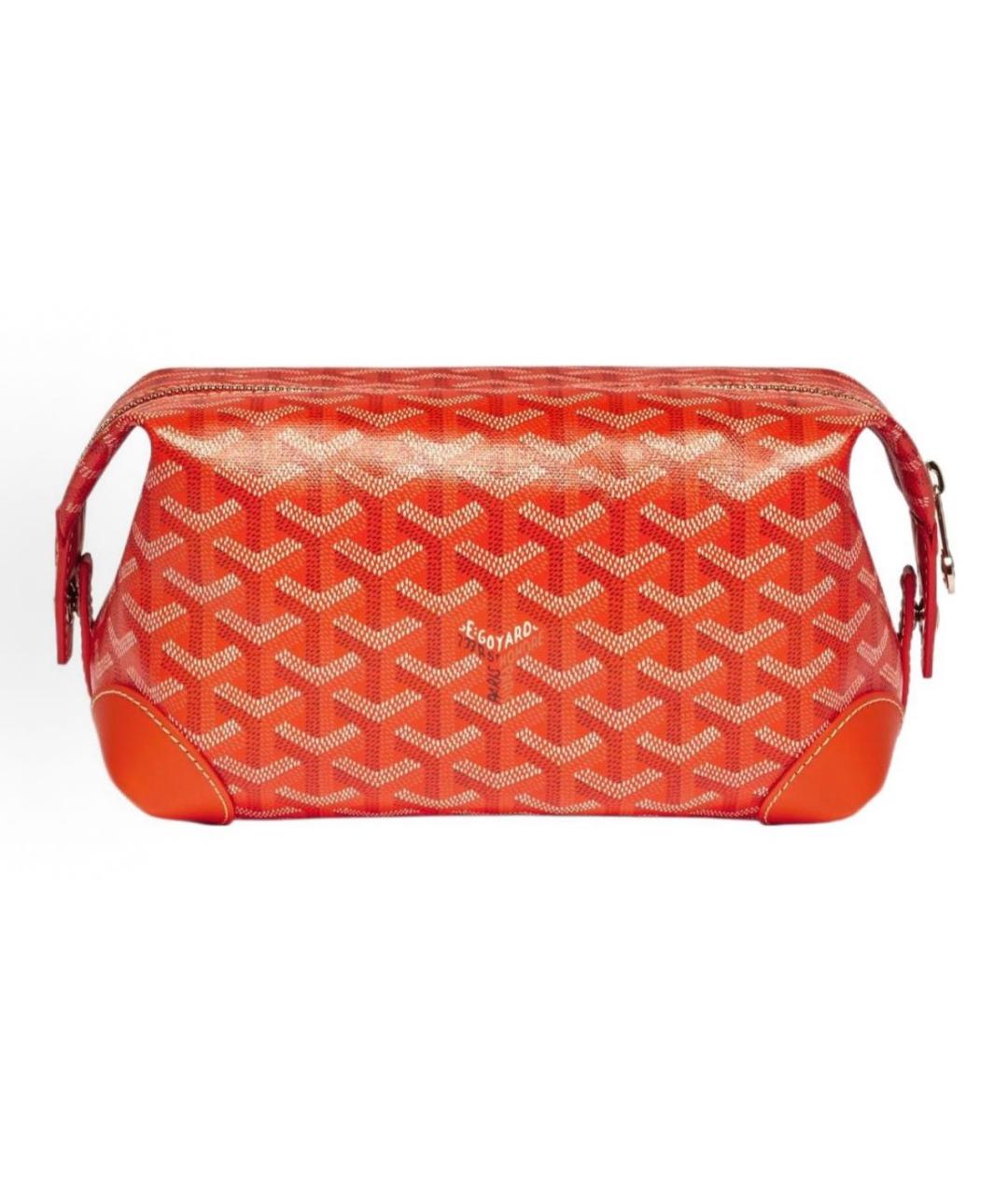 GOYARD Оранжевая барсетка из искусственной кожи, фото 3