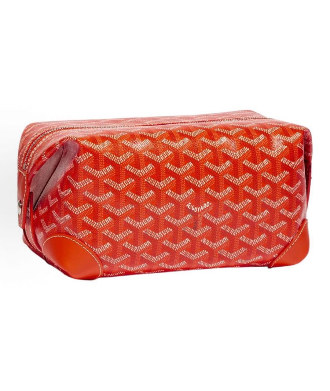 GOYARD Оранжевая барсетка из искусственной кожи, фото 2