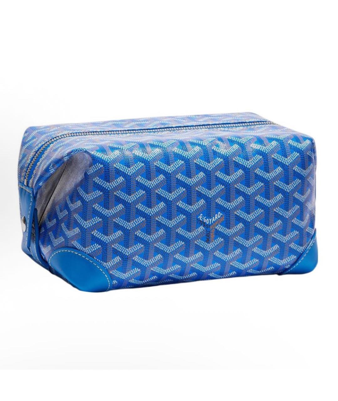 GOYARD Синяя барсетка из искусственной кожи, фото 2