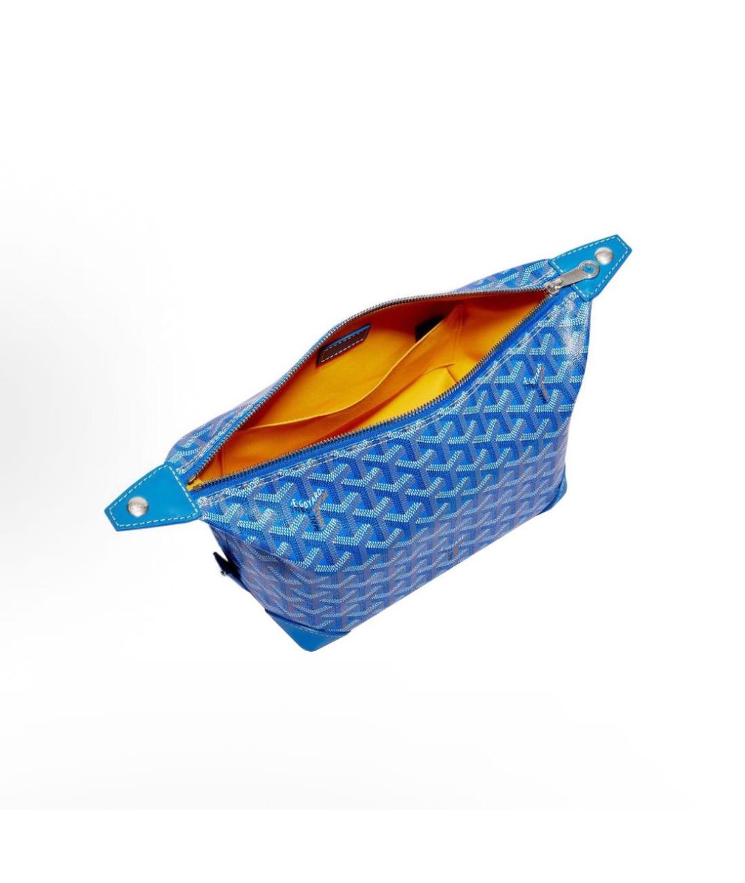 GOYARD Синяя барсетка из искусственной кожи, фото 3