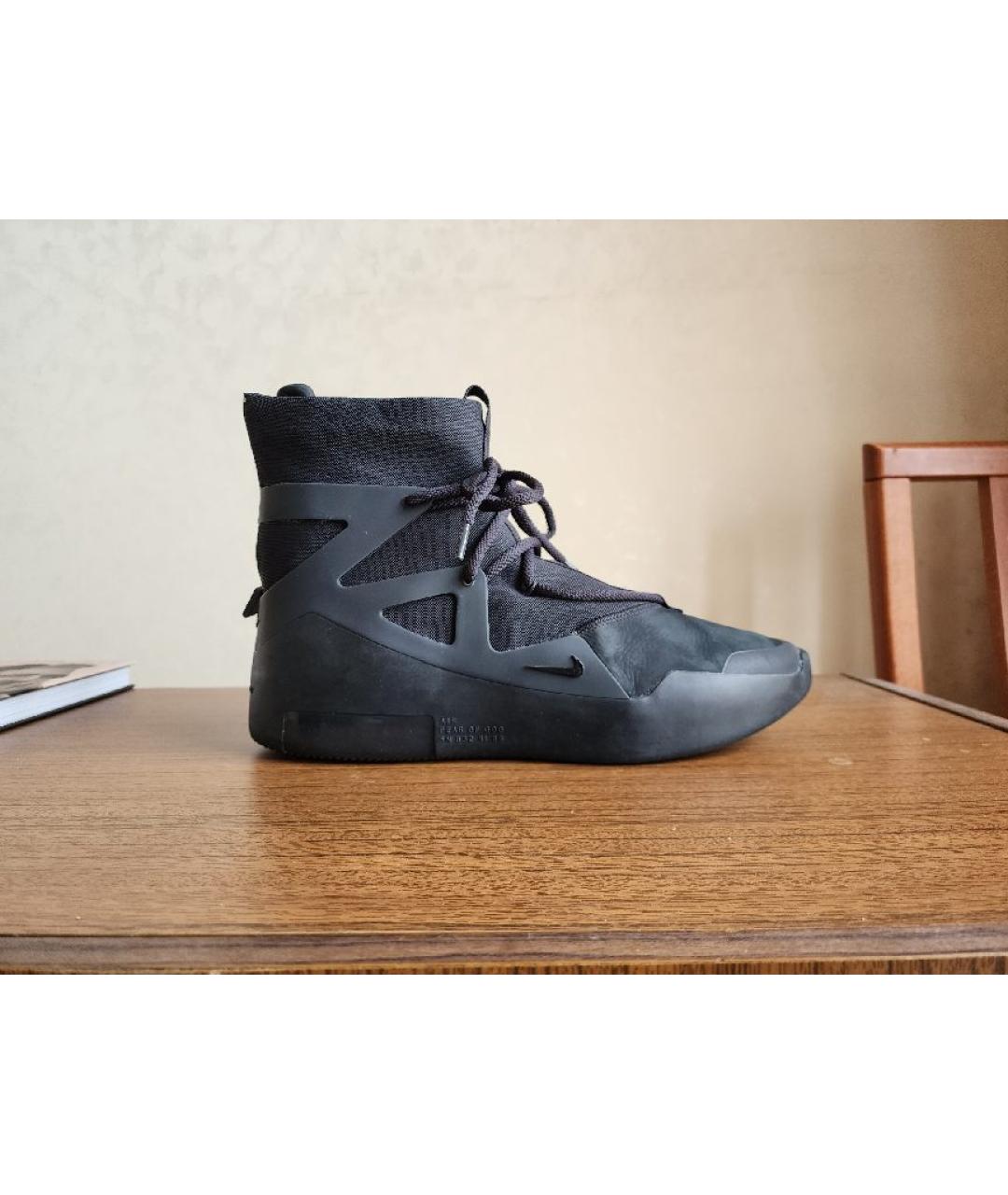 NIKE Черные высокие кроссовки / кеды, фото 6