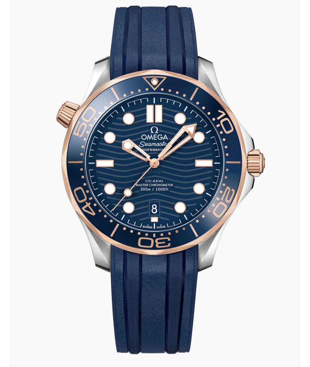 OMEGA Темно-синие часы, фото 8