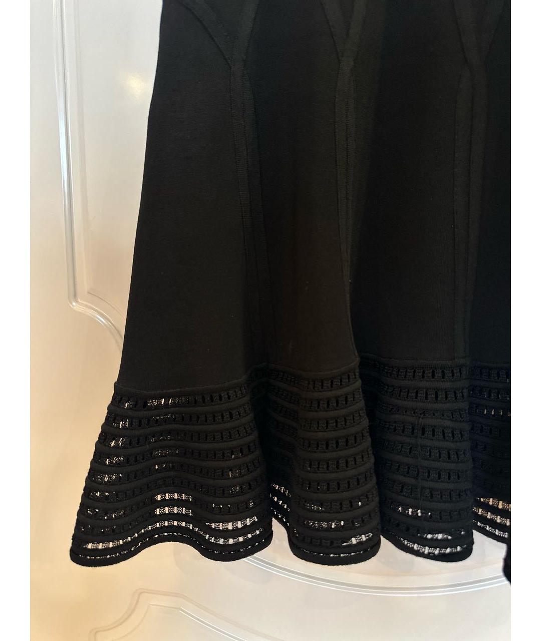DIANE VON FURSTENBERG Черное вискозное коктейльное платье, фото 4