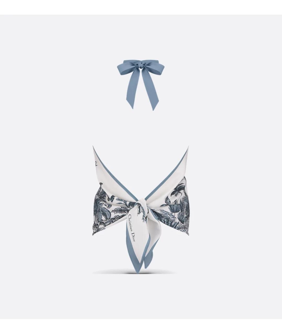 CHRISTIAN DIOR Белая шелковая майка, фото 2