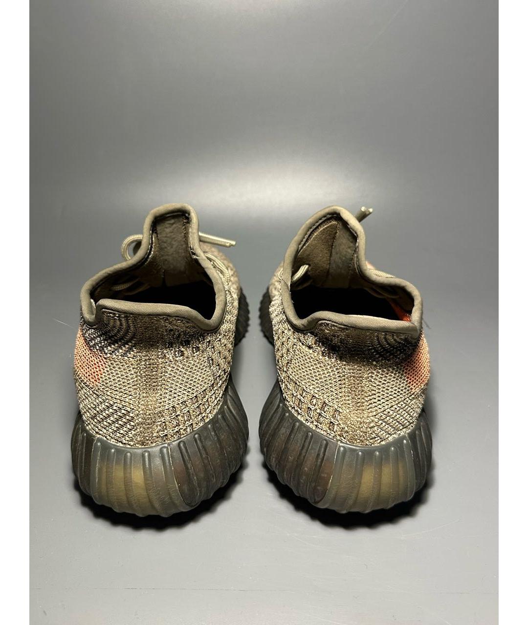 ADIDAS YEEZY Коричневые синтетические кроссовки, фото 4
