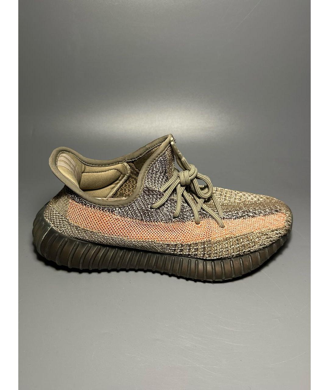 ADIDAS YEEZY Коричневые синтетические кроссовки, фото 9