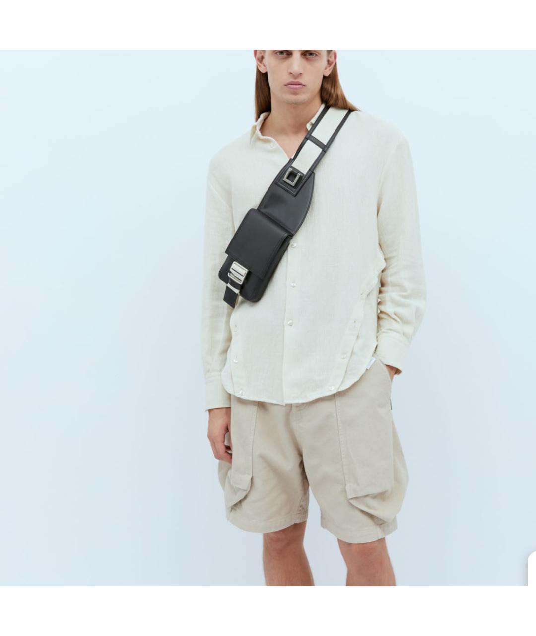 JACQUEMUS Черная сумка на плечо, фото 3