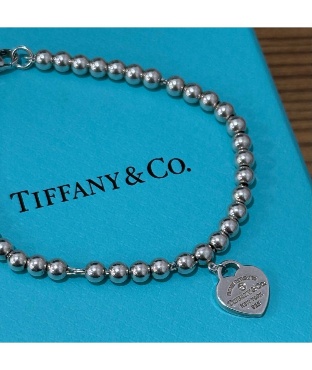 TIFFANY&CO Серебряный браслет, фото 6