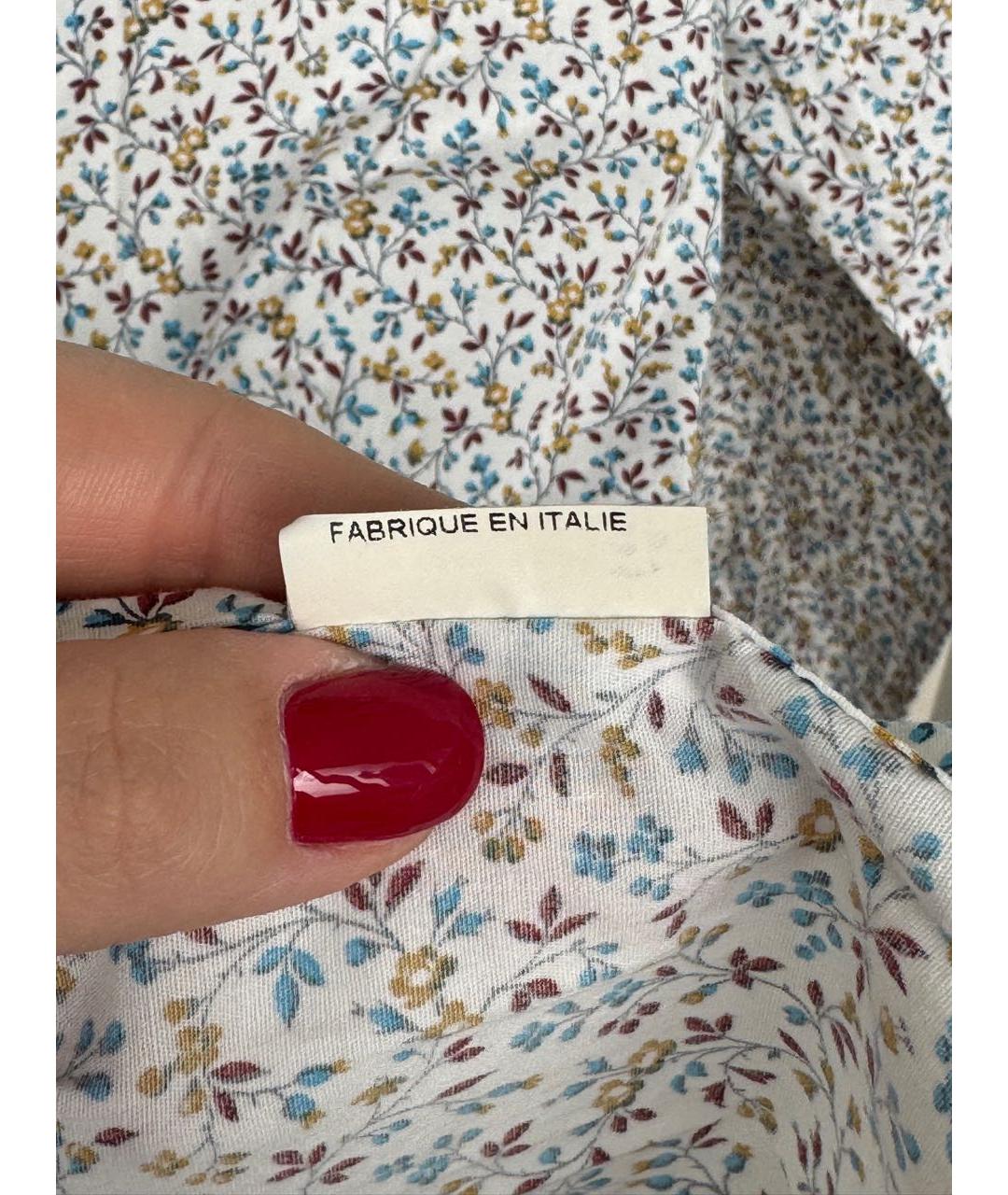 ETRO Белая хлопковая рубашка, фото 6
