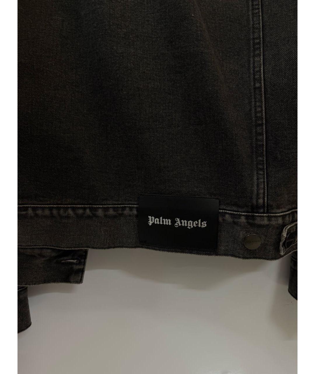 PALM ANGELS Серая деним куртка, фото 5