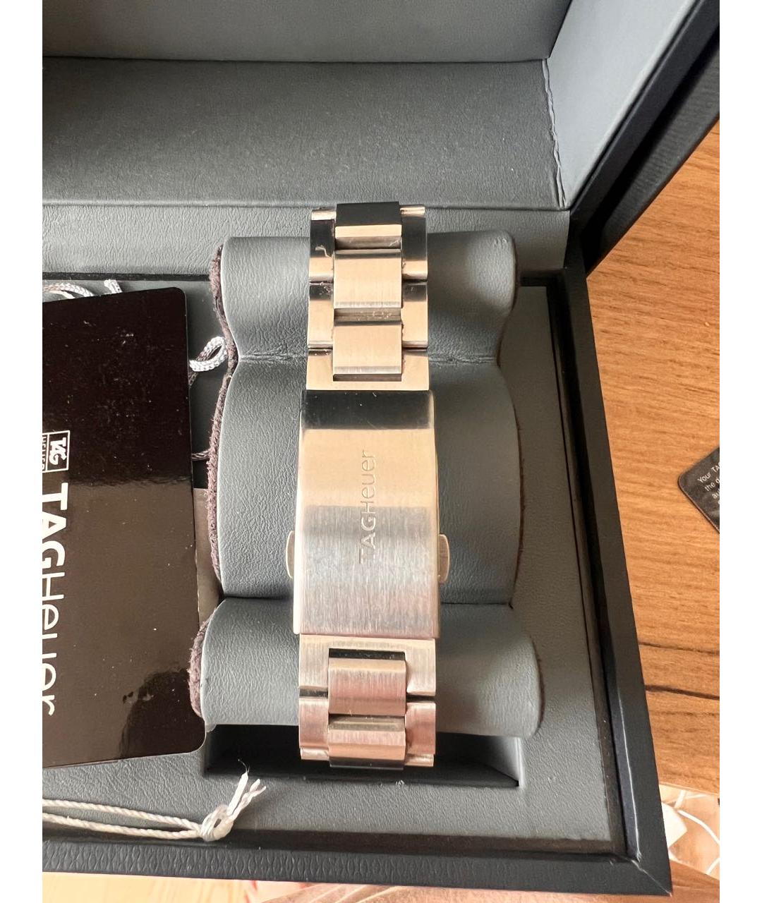 TAG HEUER Серебряные стальные часы, фото 4