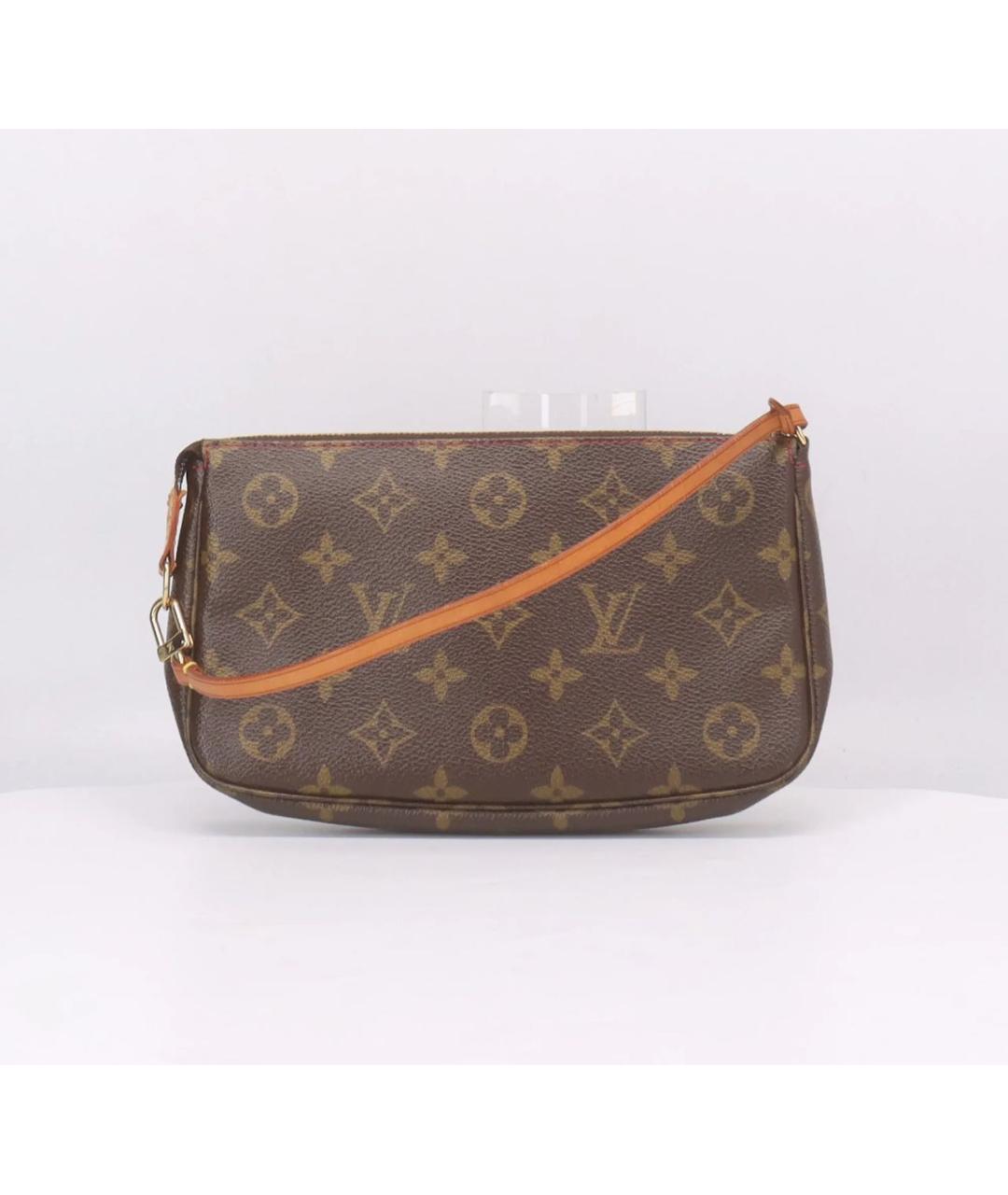 LOUIS VUITTON Коричневая сумка с короткими ручками, фото 3