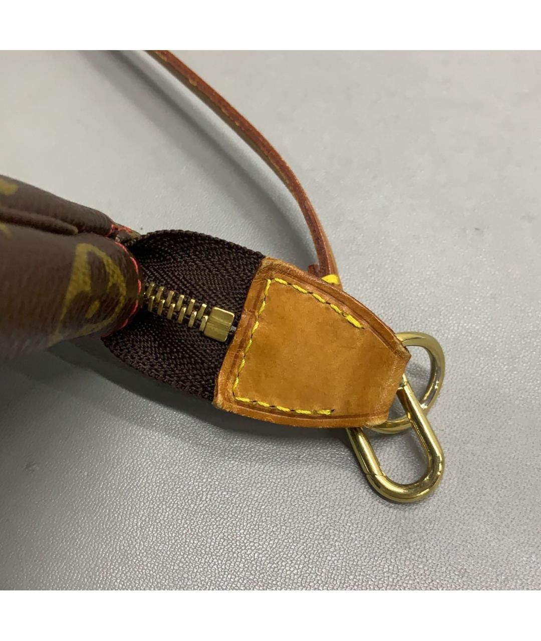 LOUIS VUITTON Коричневая сумка с короткими ручками, фото 8