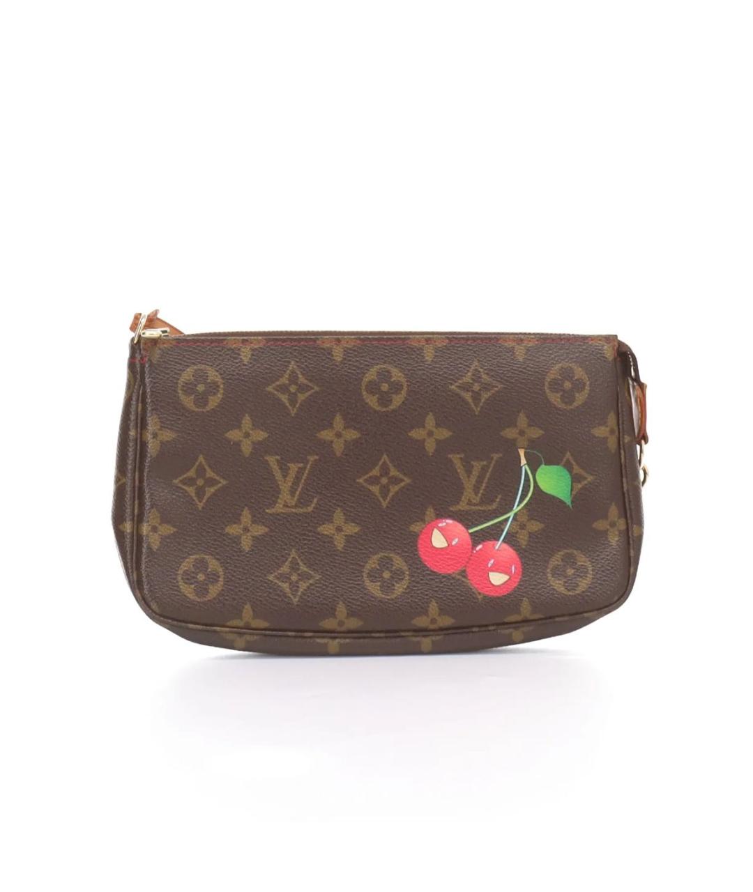 LOUIS VUITTON Коричневая сумка с короткими ручками, фото 1