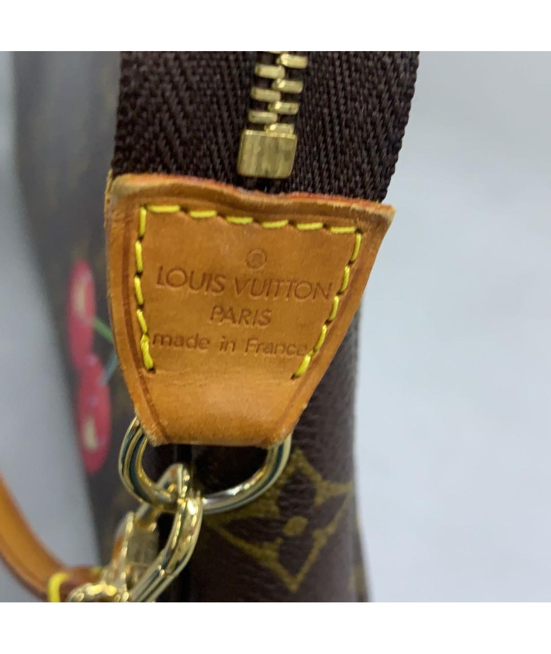 LOUIS VUITTON Коричневая сумка с короткими ручками, фото 7