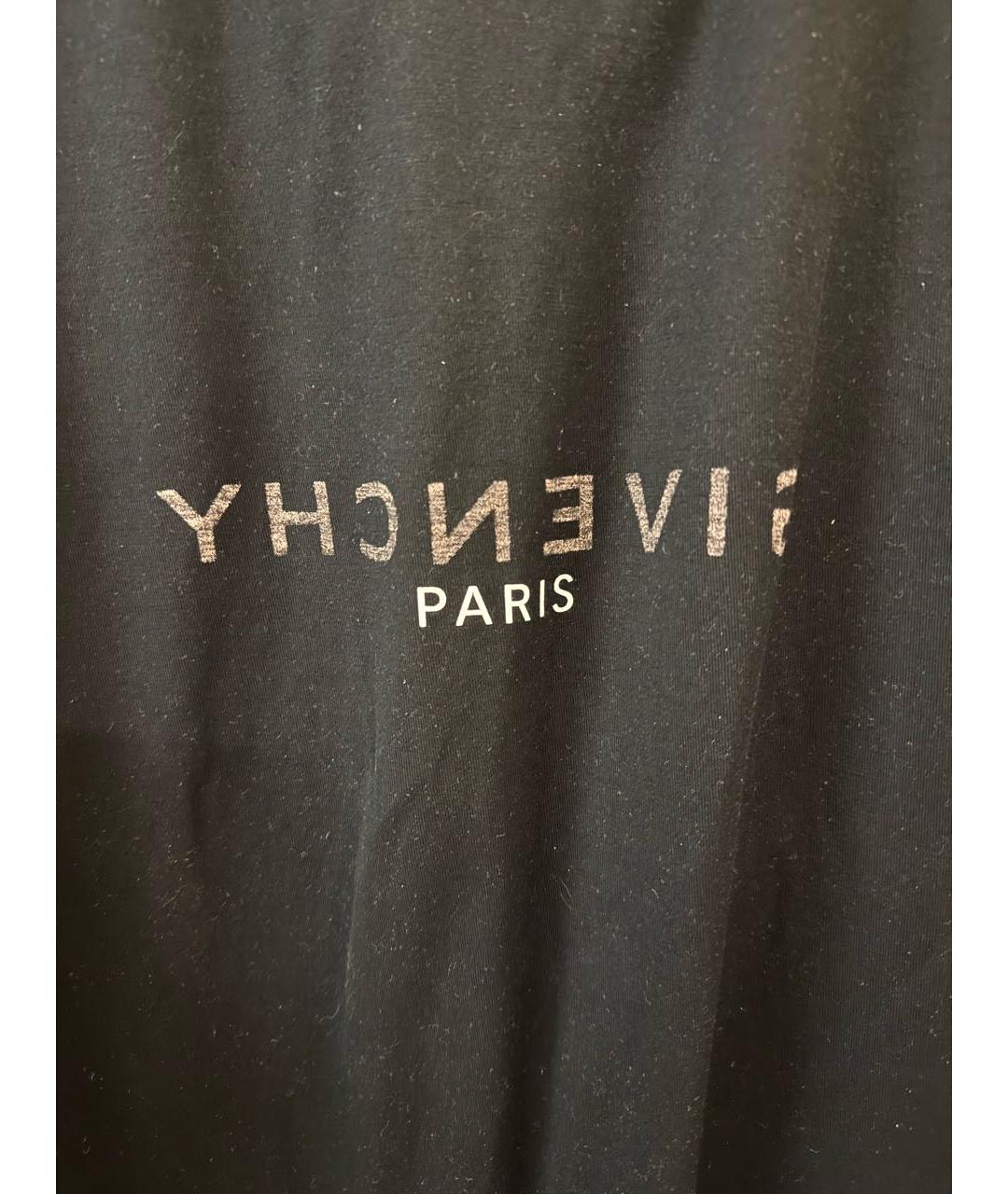 GIVENCHY Черная хлопковая футболка, фото 3