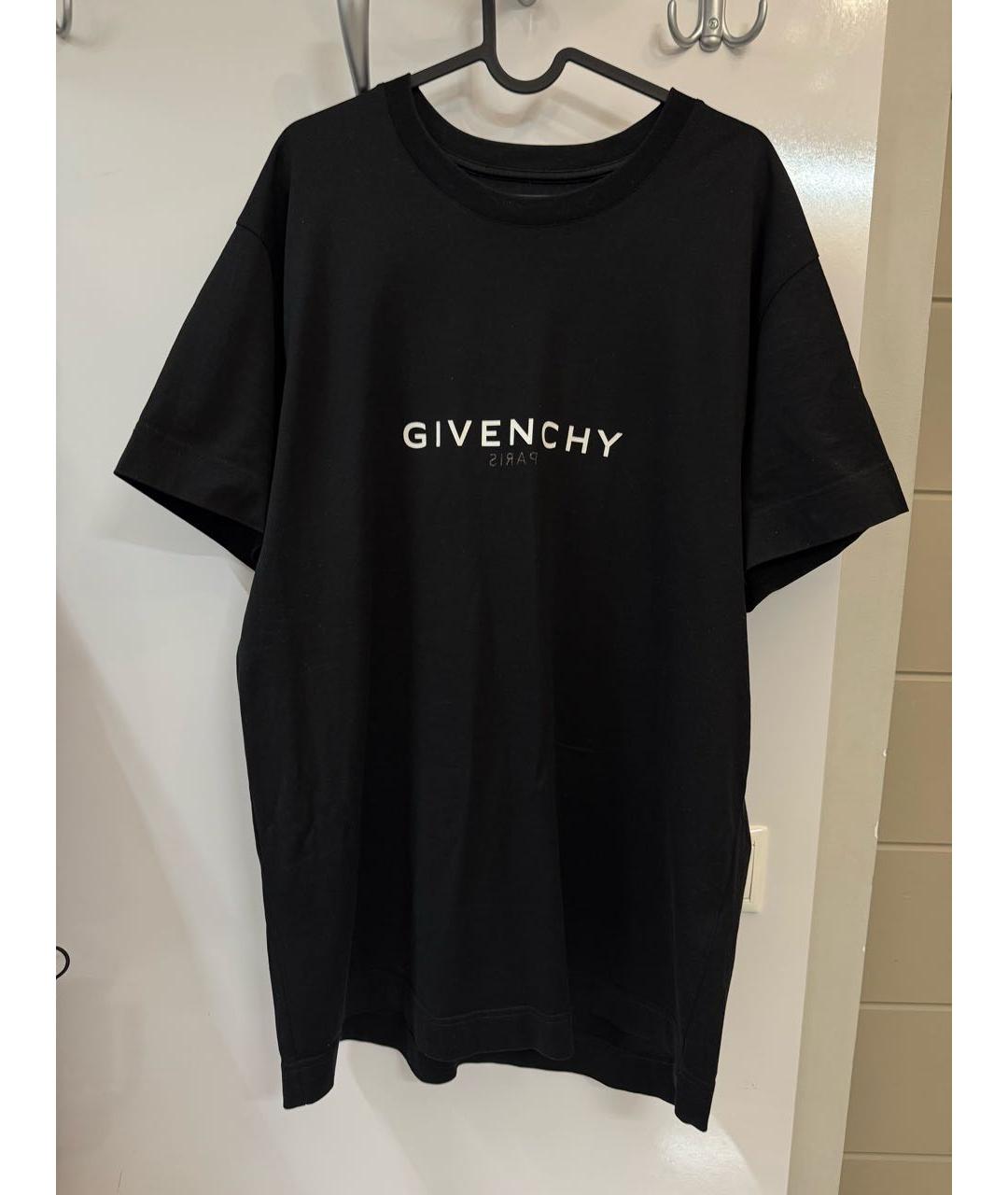 GIVENCHY Черная хлопковая футболка, фото 5