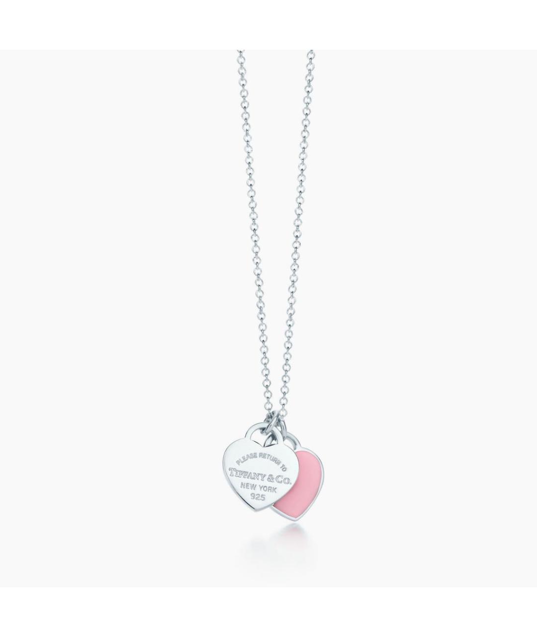 TIFFANY&CO Розовый серебряный кулон, фото 4