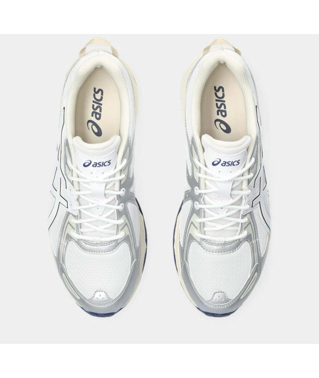 ASICS Серые кожаные кроссовки, фото 3