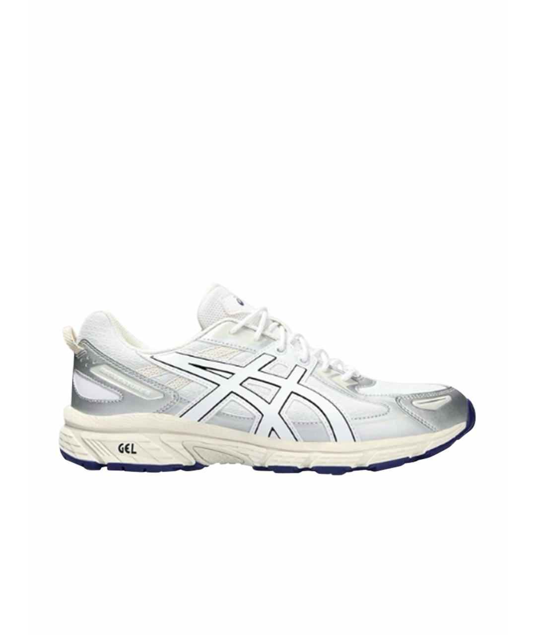 ASICS Серые кожаные кроссовки, фото 1