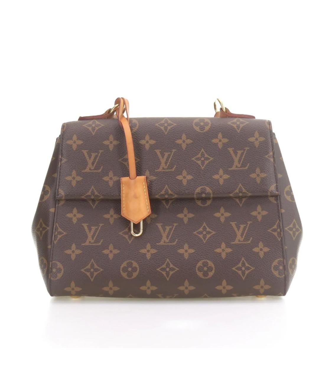 LOUIS VUITTON Коричневая сумка с короткими ручками, фото 1