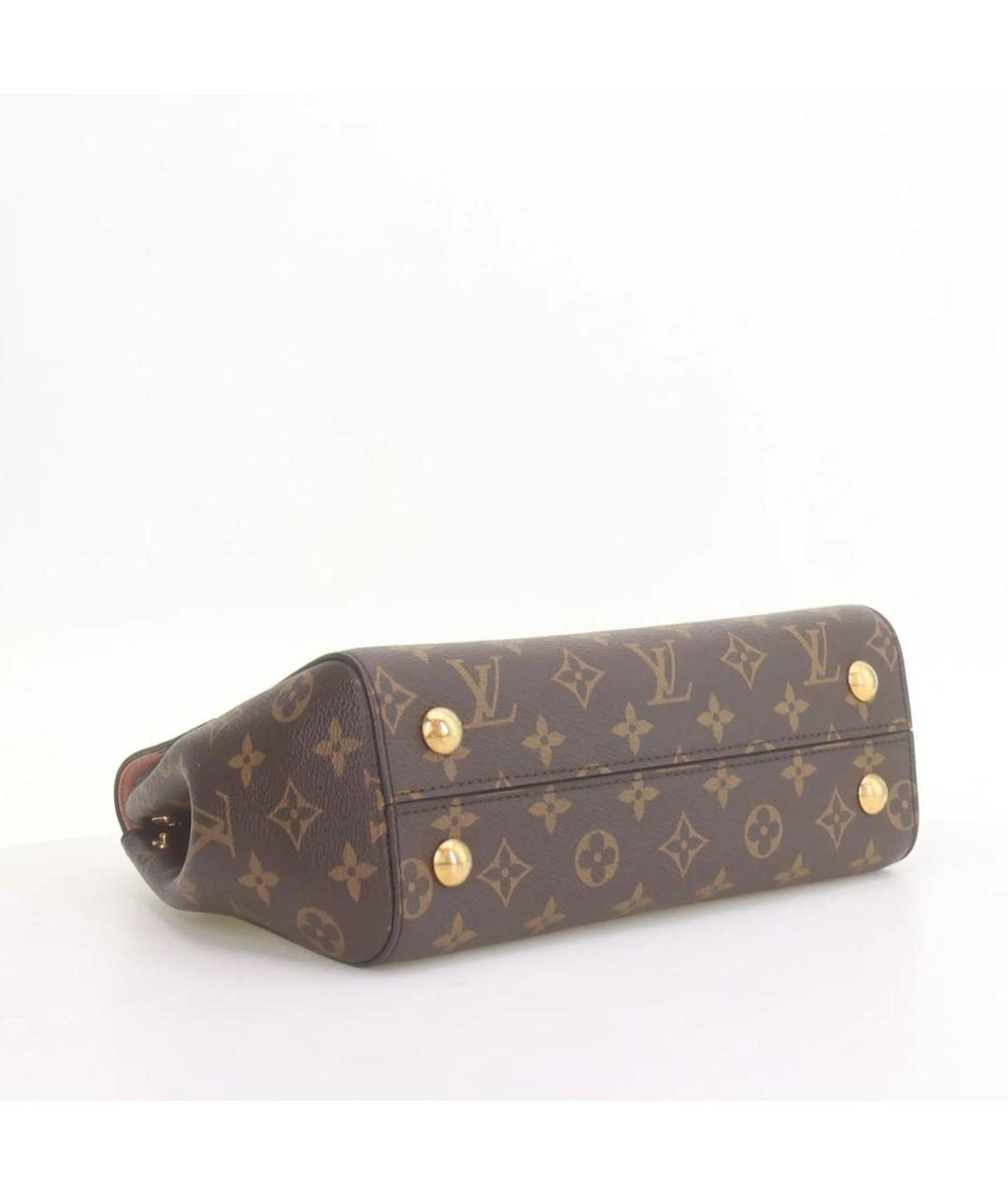 LOUIS VUITTON Коричневая сумка с короткими ручками, фото 5