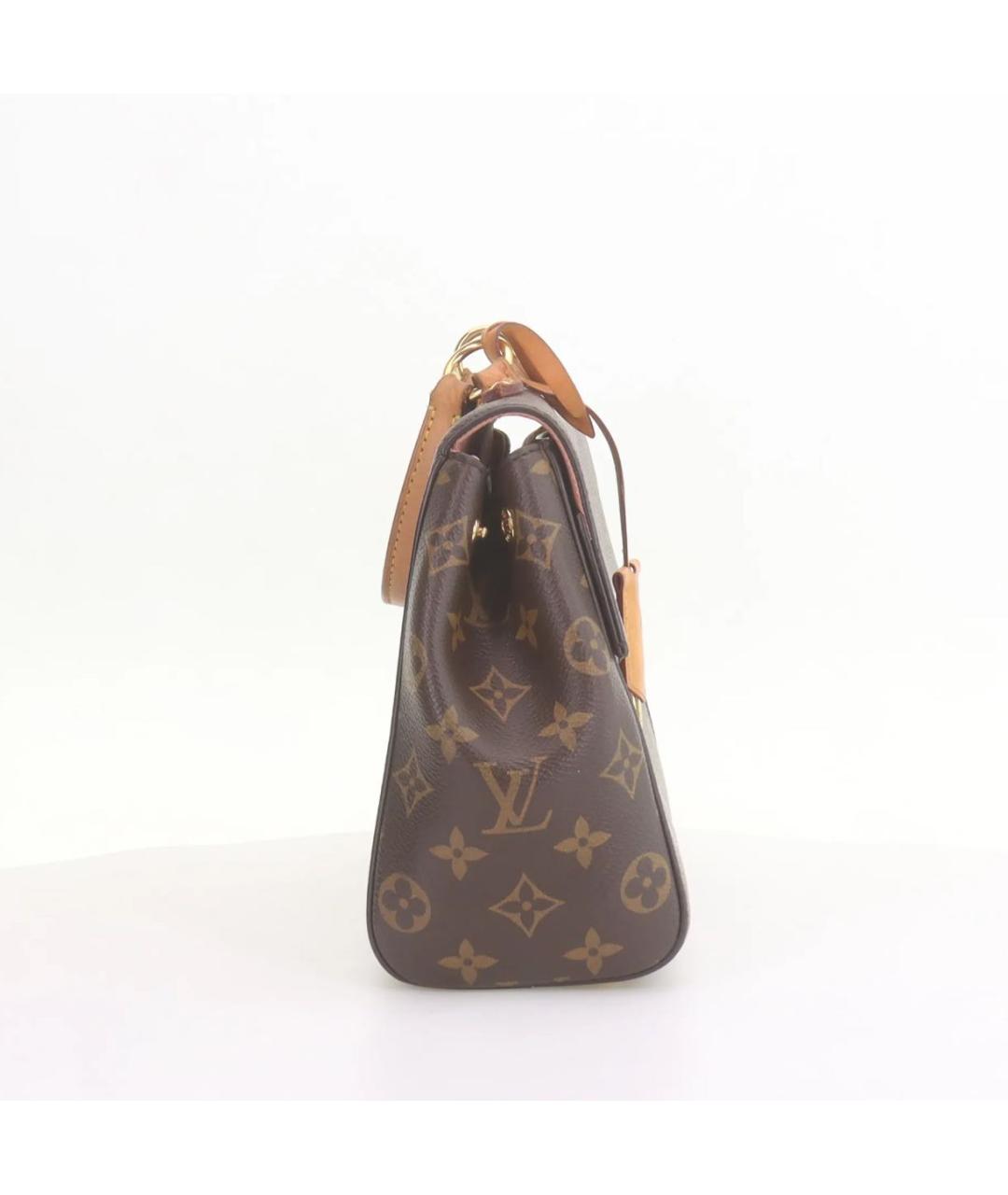 LOUIS VUITTON Коричневая сумка с короткими ручками, фото 4