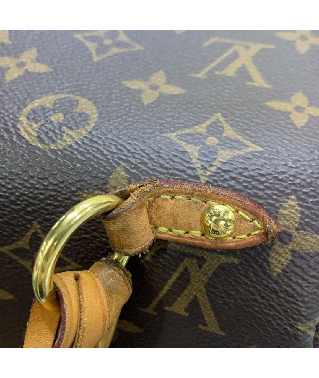 LOUIS VUITTON Коричневая сумка с короткими ручками, фото 8
