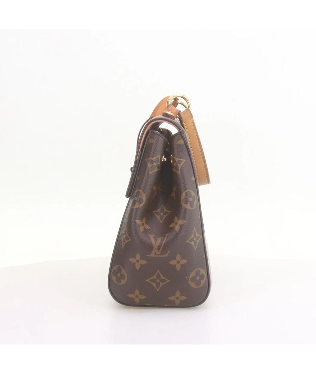 LOUIS VUITTON Коричневая сумка с короткими ручками, фото 2