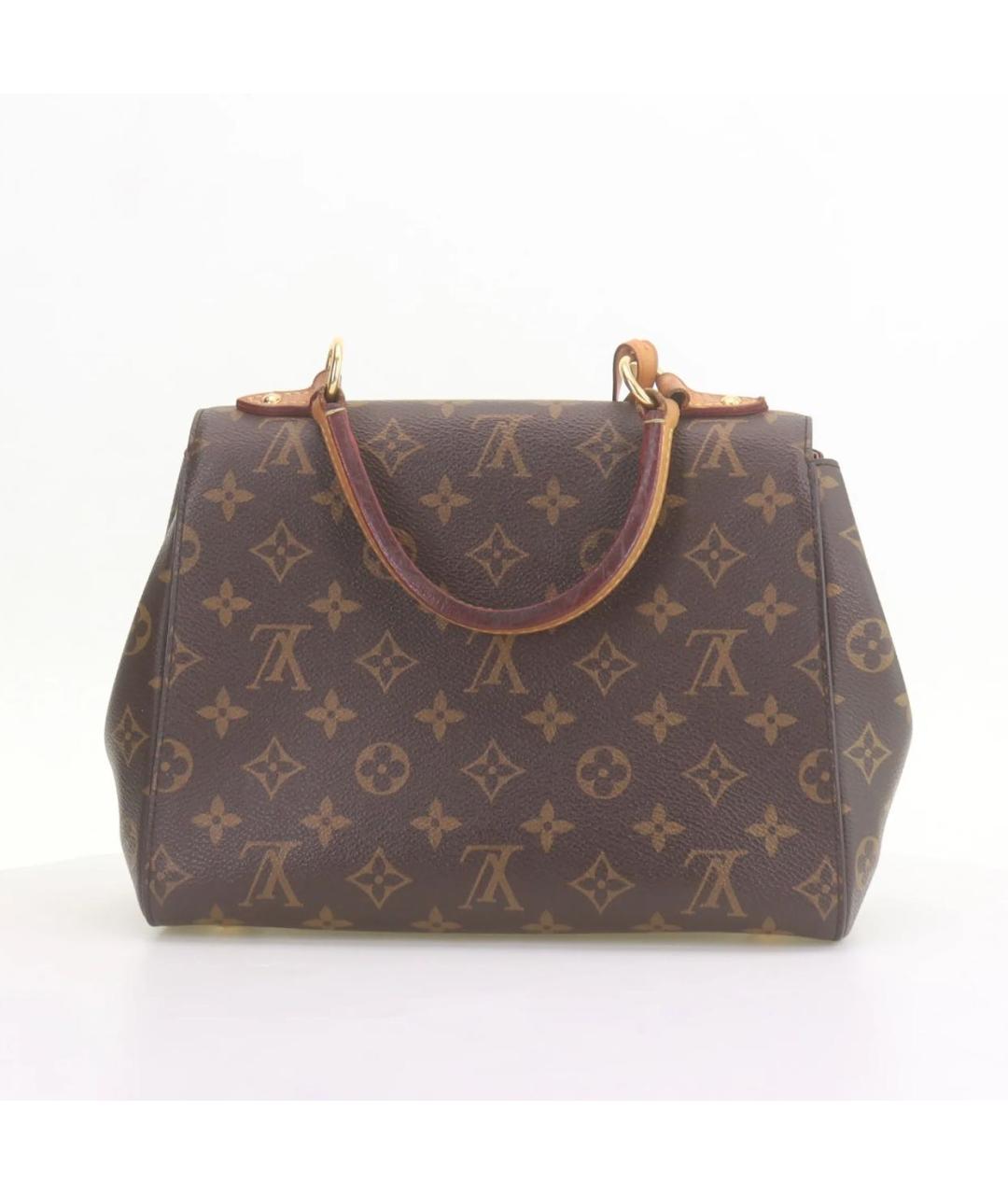 LOUIS VUITTON Коричневая сумка с короткими ручками, фото 3