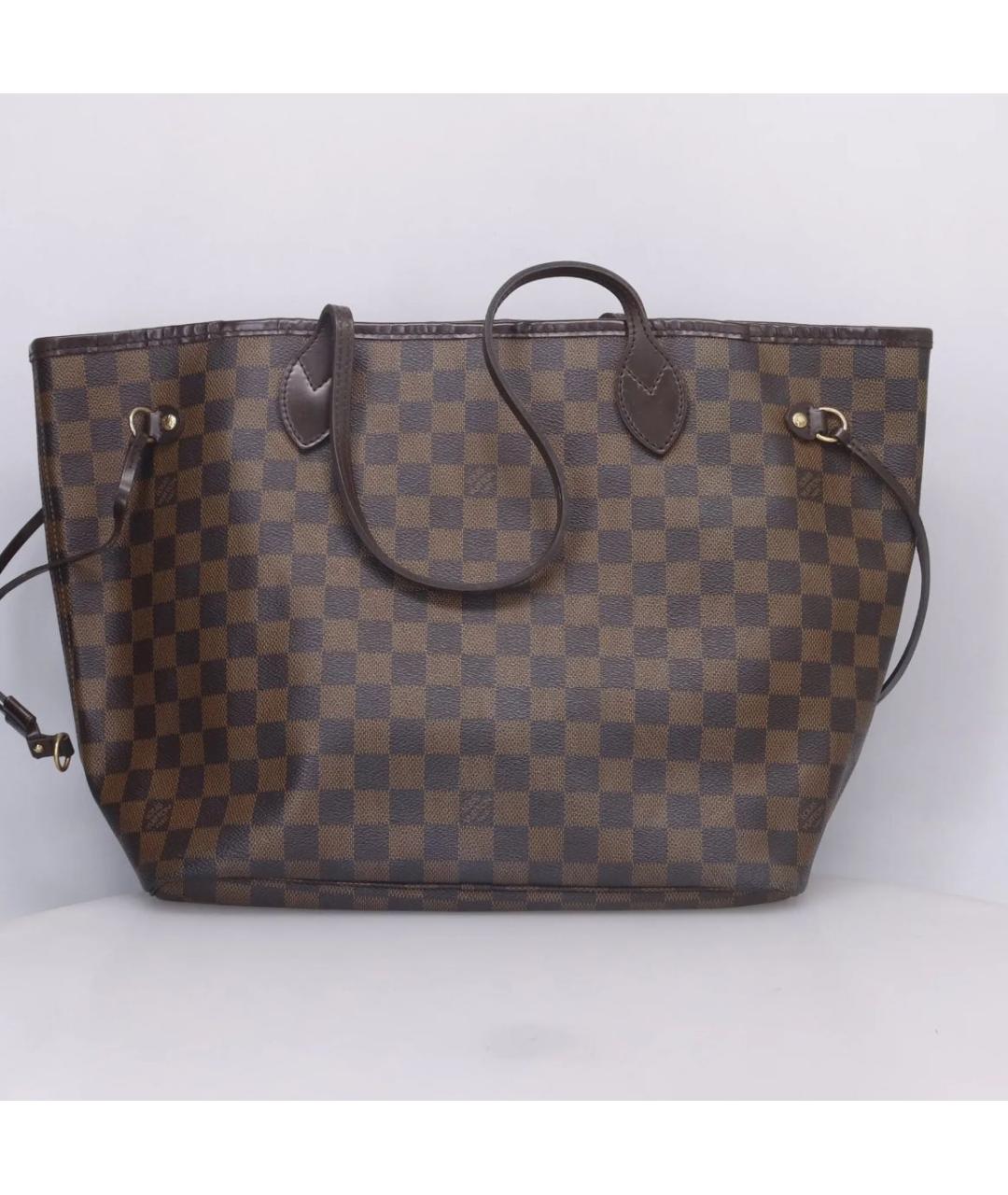 LOUIS VUITTON Коричневая сумка тоут, фото 3