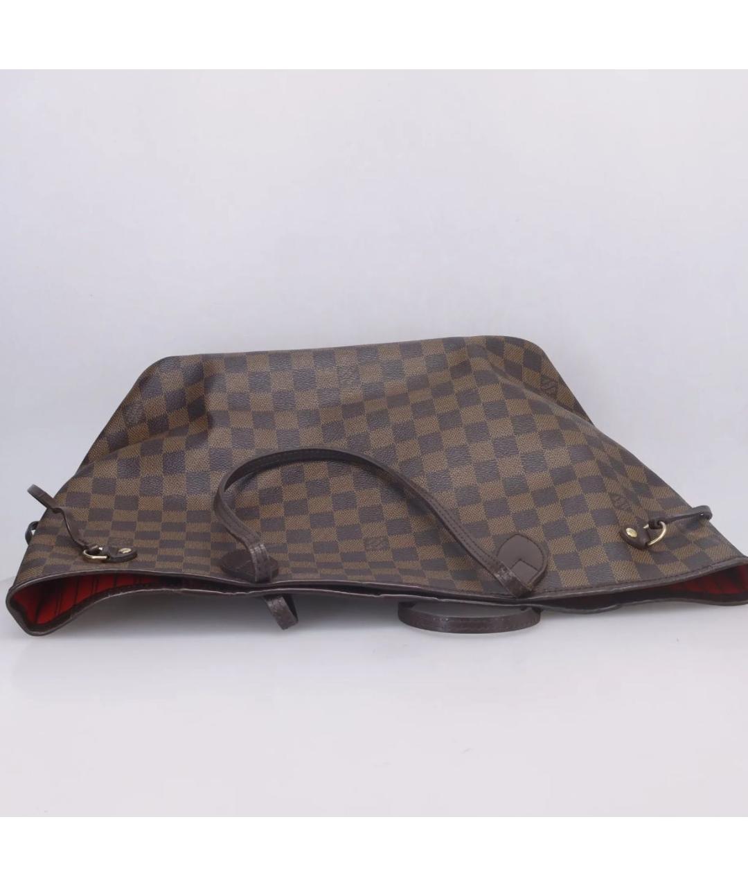 LOUIS VUITTON Коричневая сумка тоут, фото 5