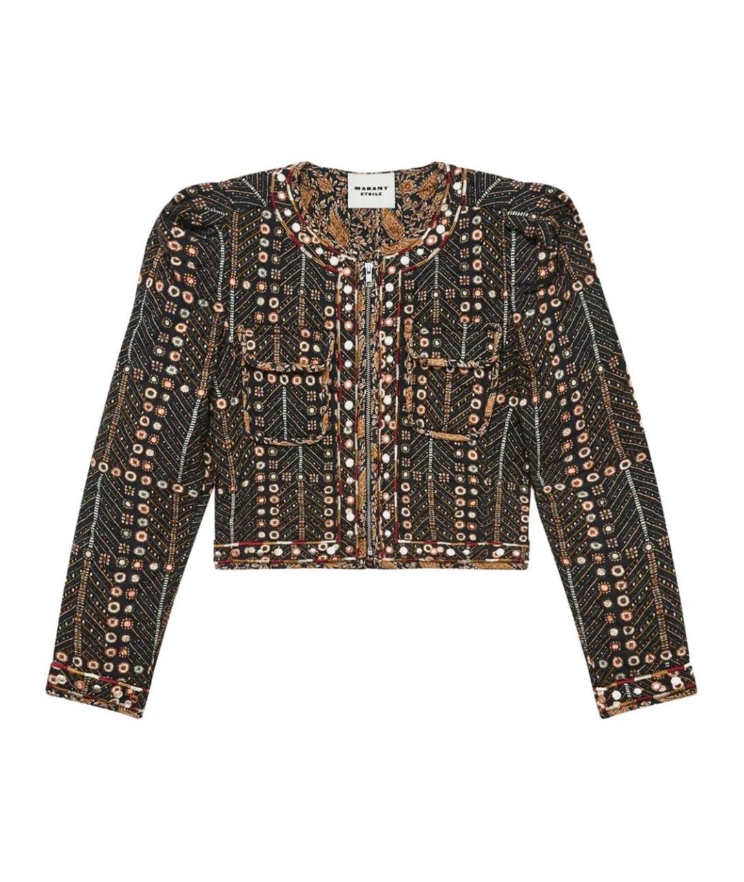ISABEL MARANT ETOILE Коричневая вискозная куртка, фото 1