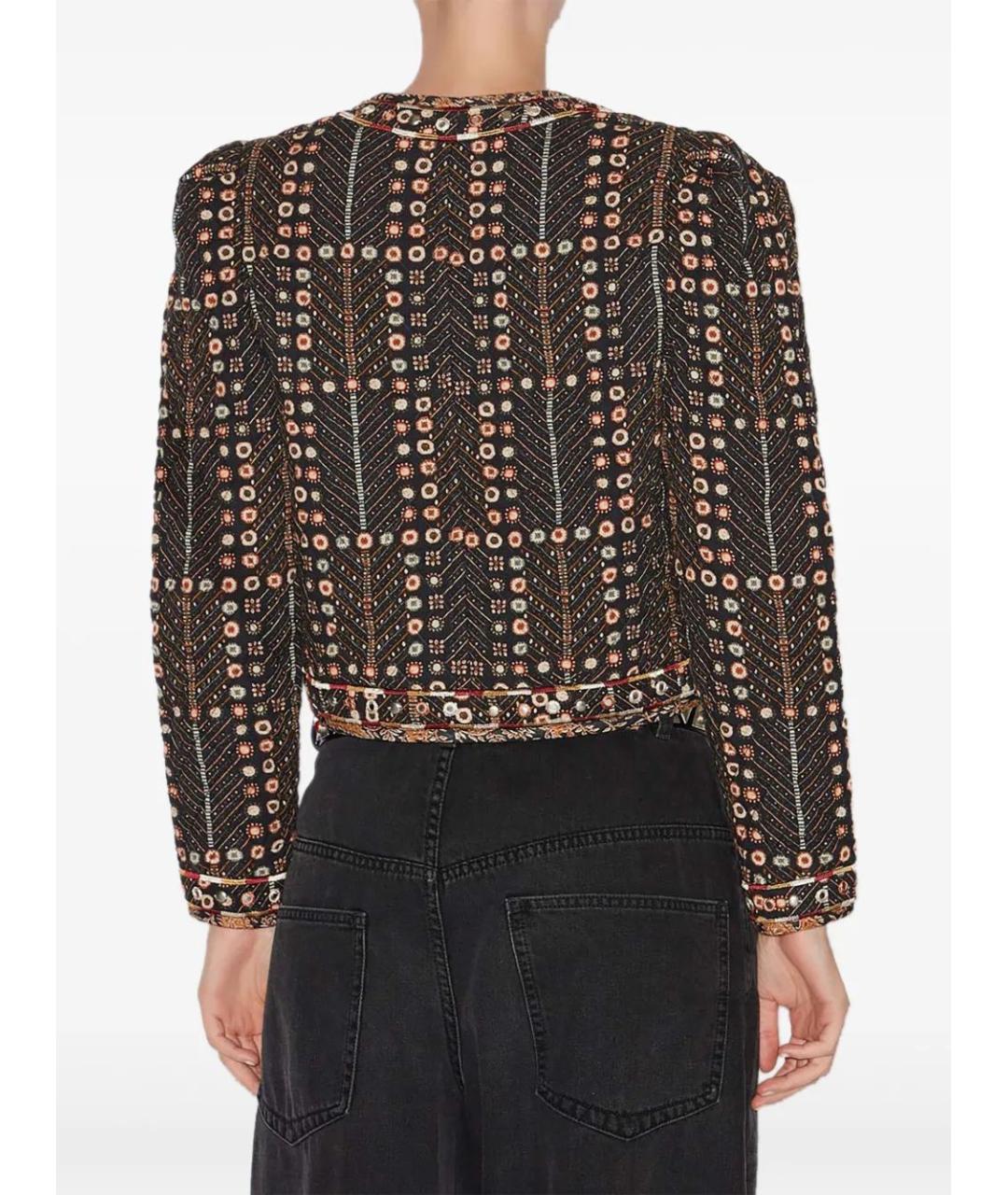 ISABEL MARANT ETOILE Коричневая вискозная куртка, фото 4