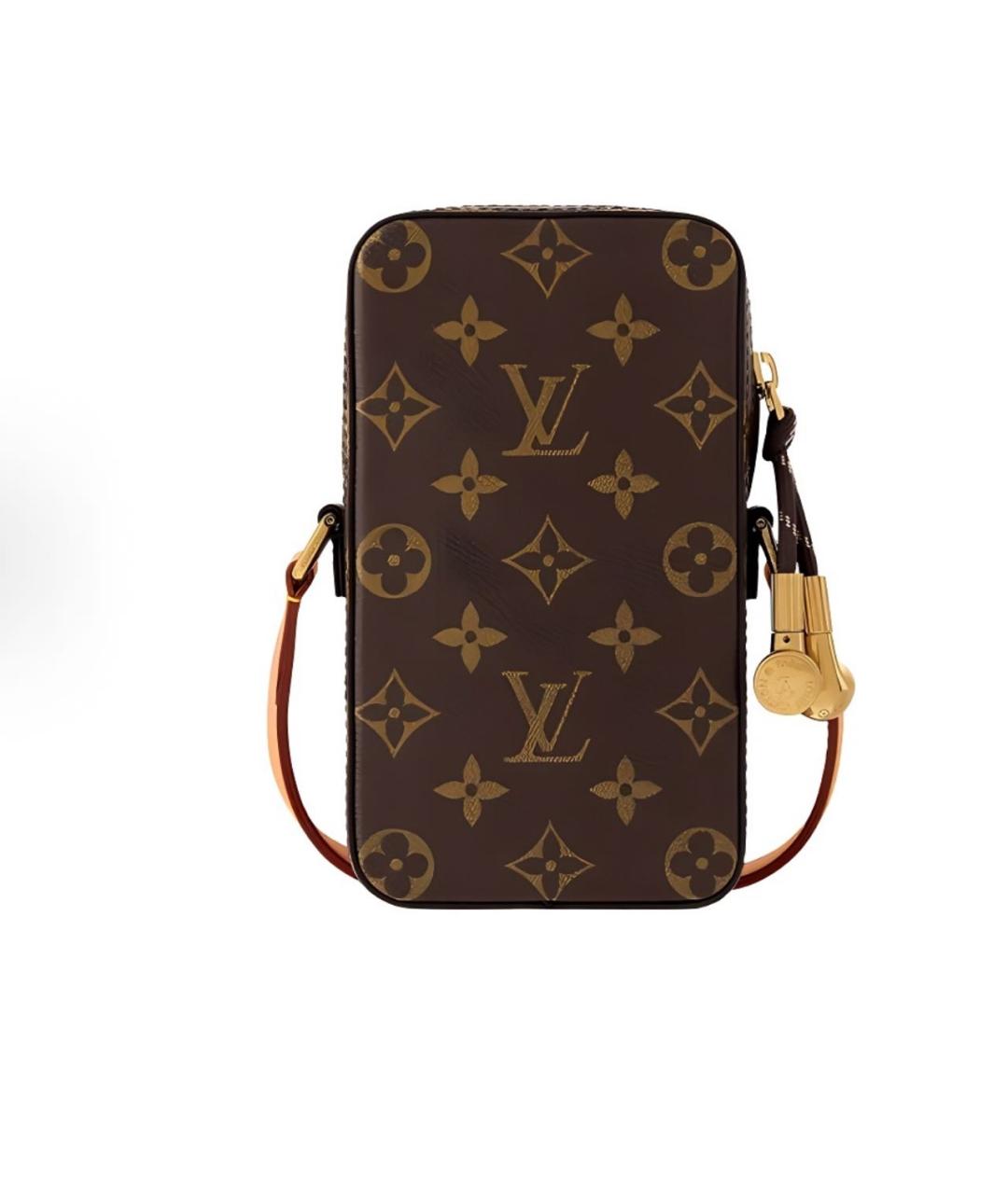 LOUIS VUITTON Кожаная сумка на плечо, фото 3