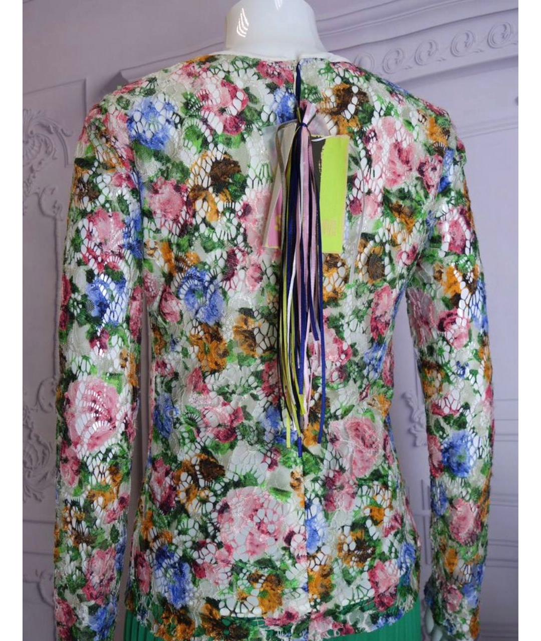 MSGM Мульти полиамидовая блузы, фото 6