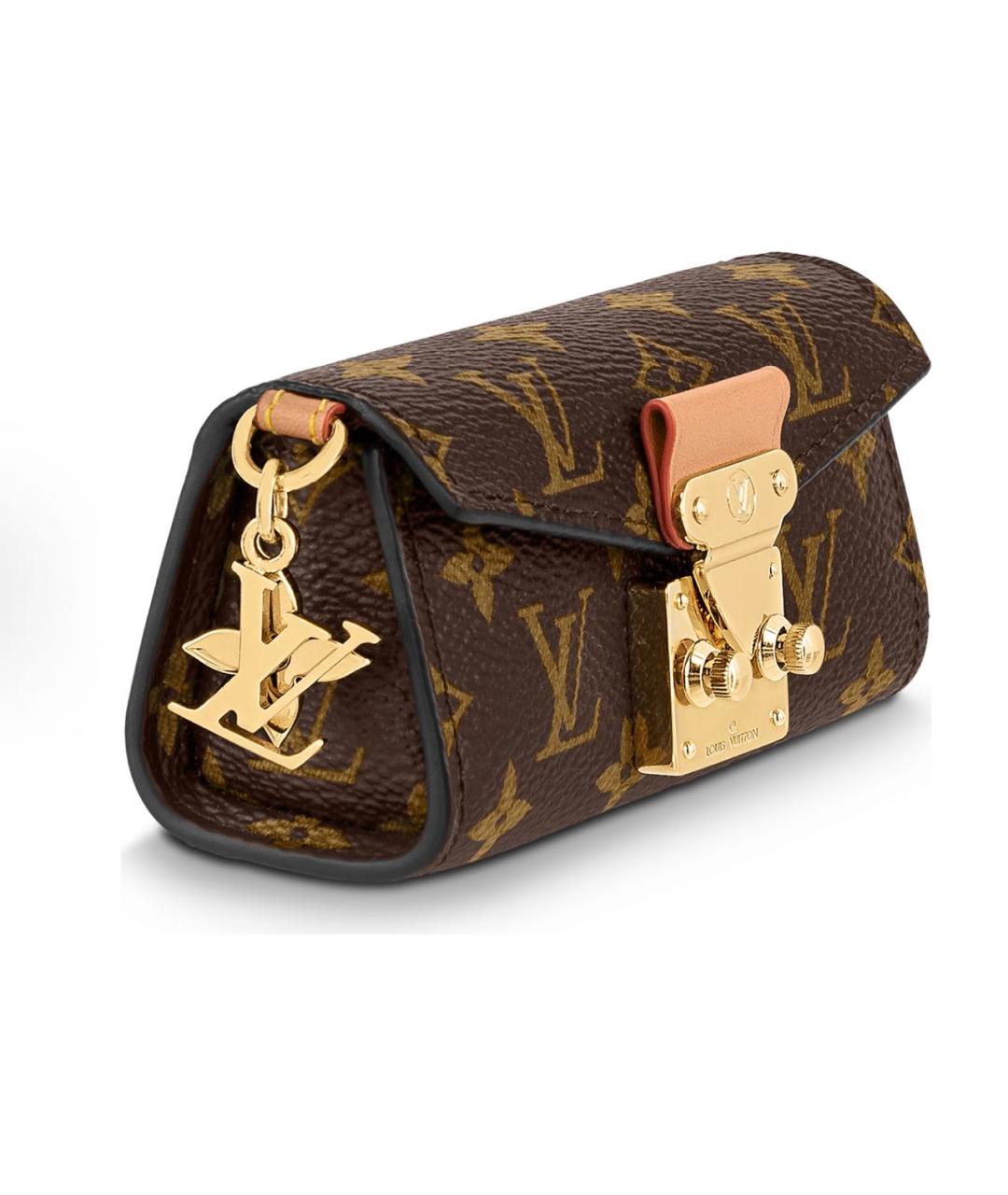 LOUIS VUITTON Коричневая кожаная сумка с короткими ручками, фото 2