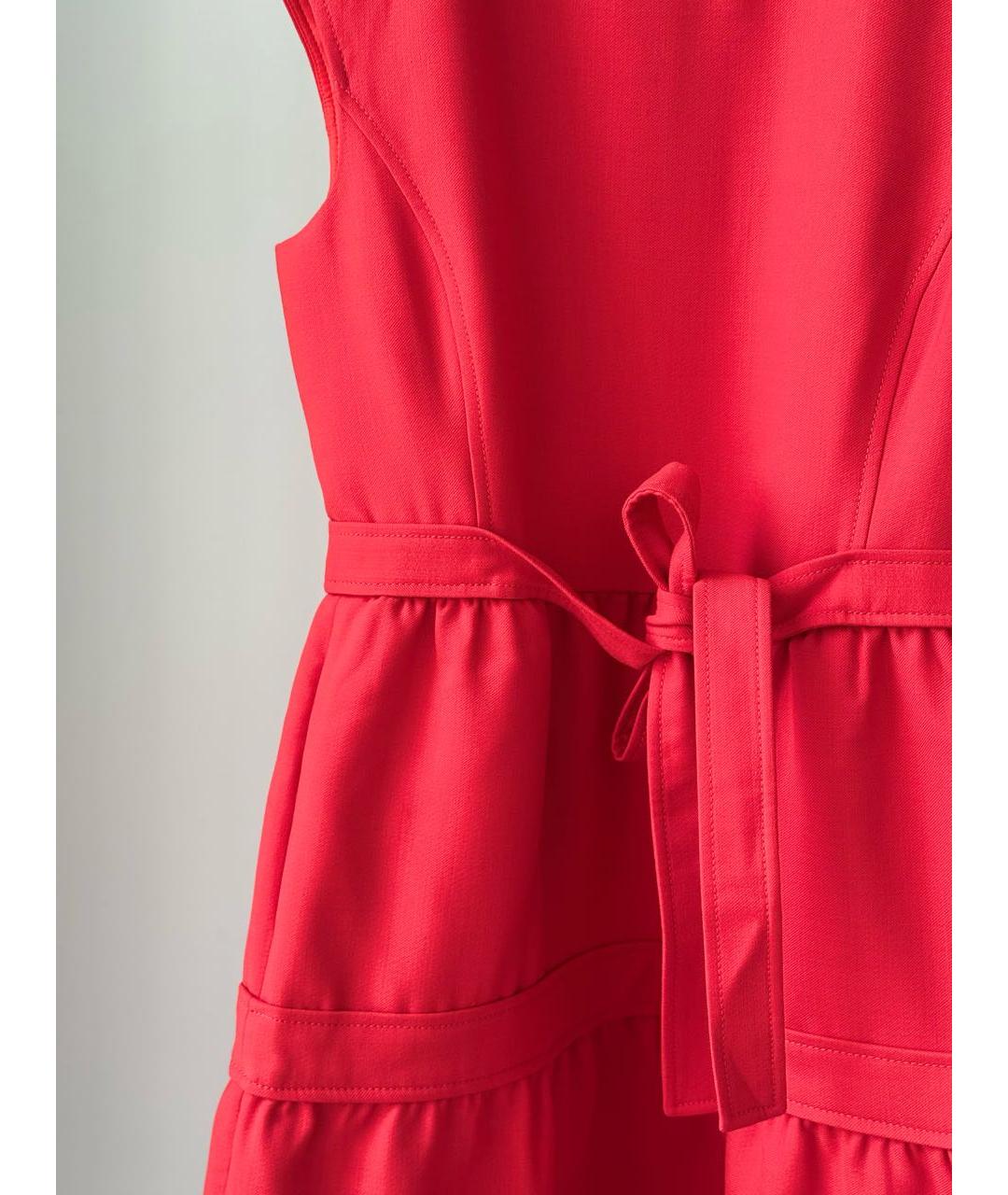 TORY BURCH Красное полиэстеровое повседневное платье, фото 4