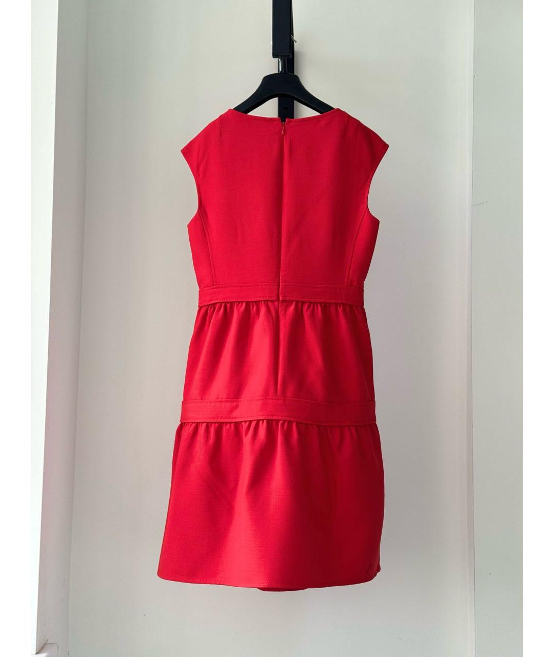 TORY BURCH Красное полиэстеровое повседневное платье, фото 2