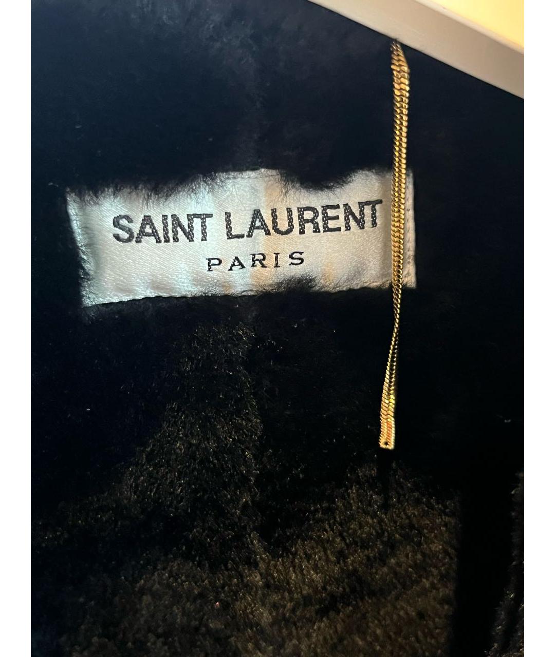 SAINT LAURENT Черная куртка, фото 3